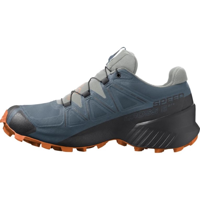 Salomon Speedcross 5 GTX Trailove Bezecke Tenisky Panske Modre | SK 5TVOEC